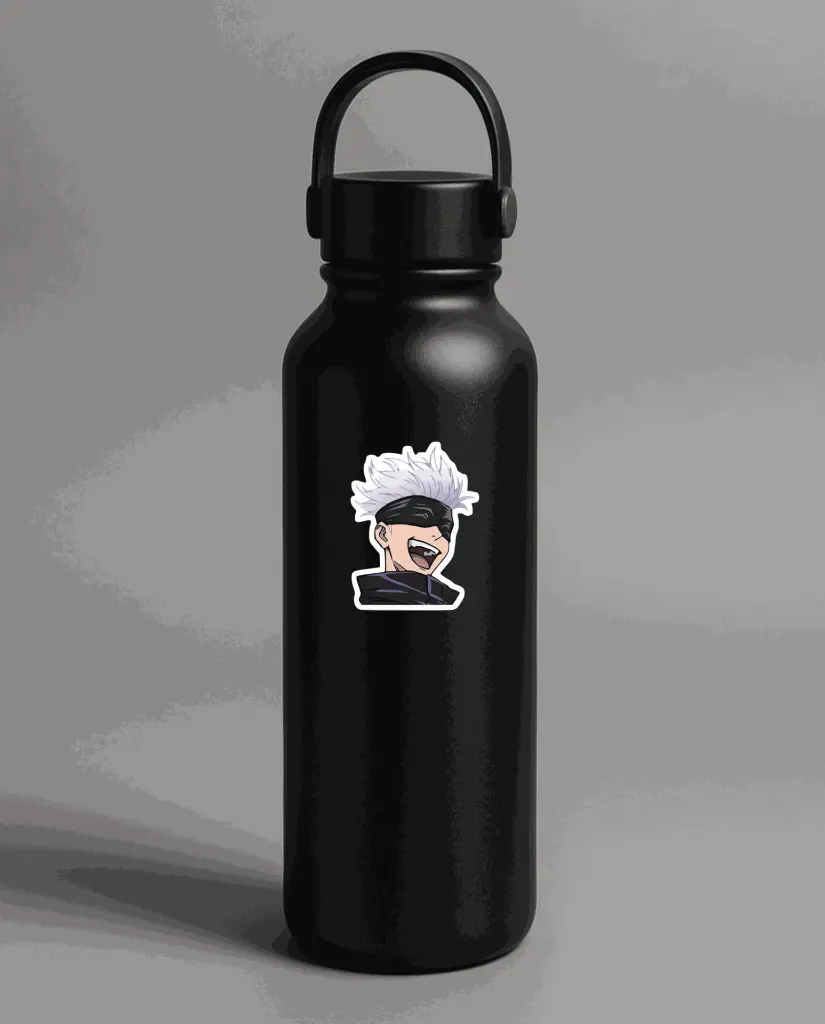 gojo smiling bottle.webp