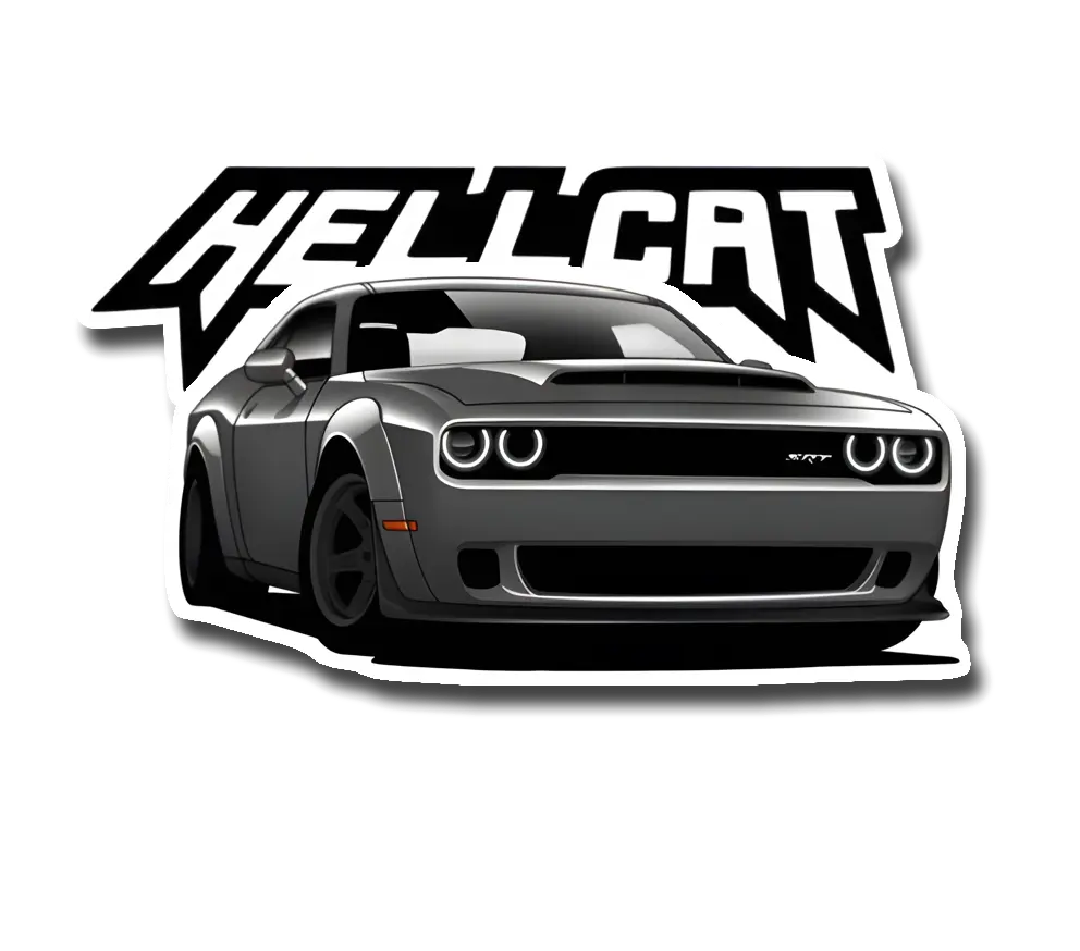 Hellcat Sticker