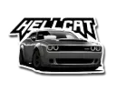 Hellcat Sticker