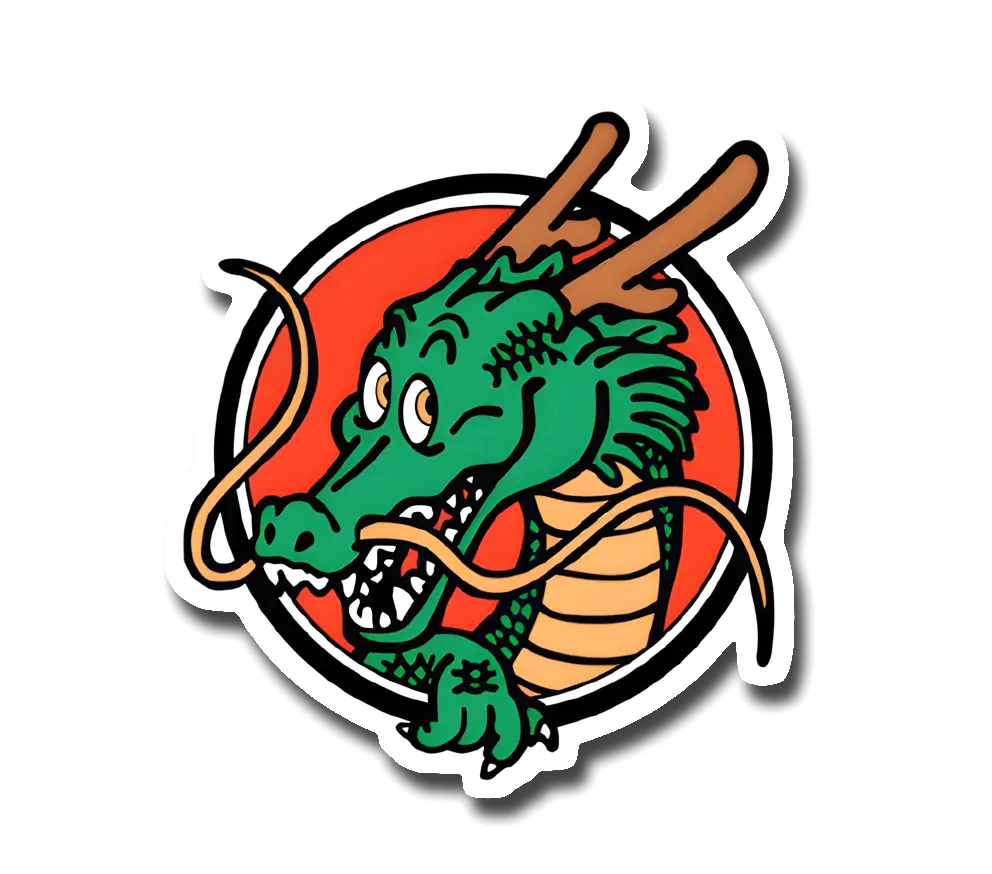 Dbz Dragon Sticker