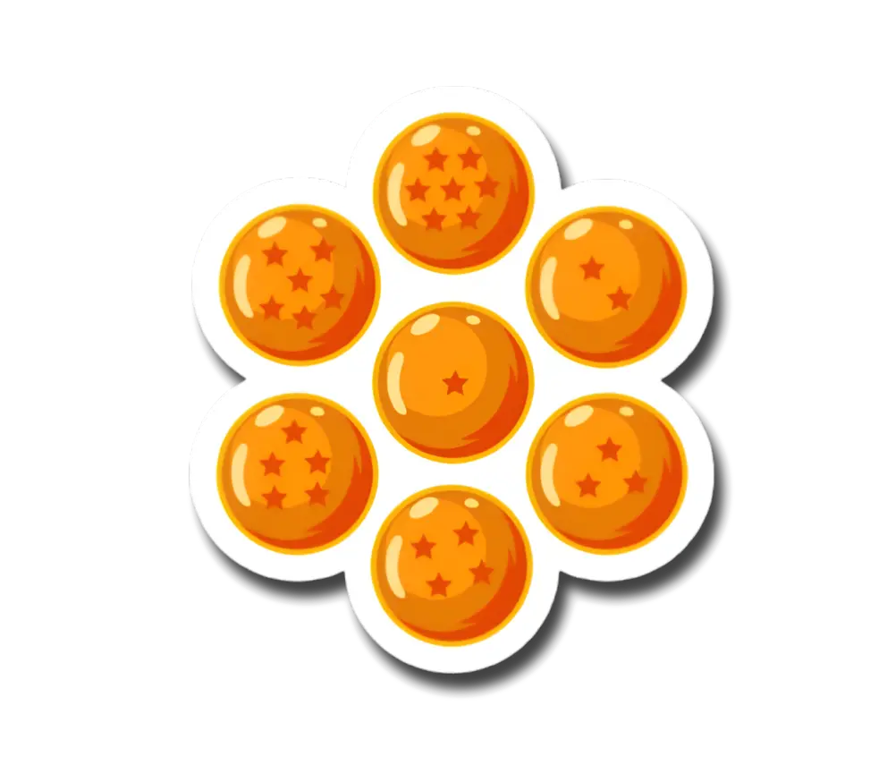 Drangon Balls Sticker