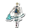 Nanami with Blade Sticker