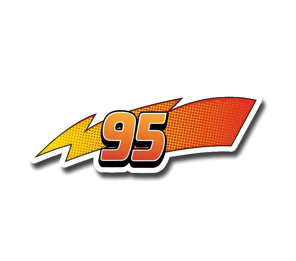 McQueen '95' Sticker
