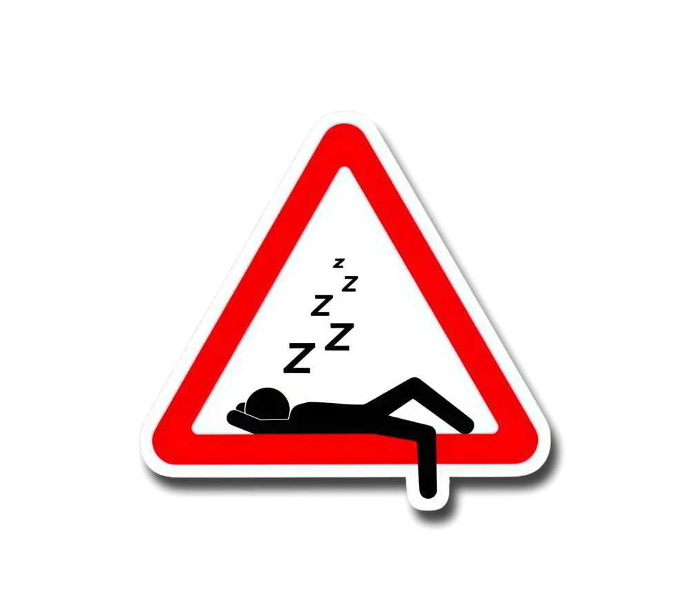 Triangle Sign Sticker