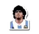 Maradona Sticker