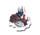 Kratos Sticker