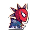 Spiderpunk Sticker