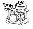 Drums Sticker