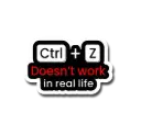 Ctrl+z Sticker