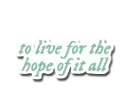 Hope Sticker