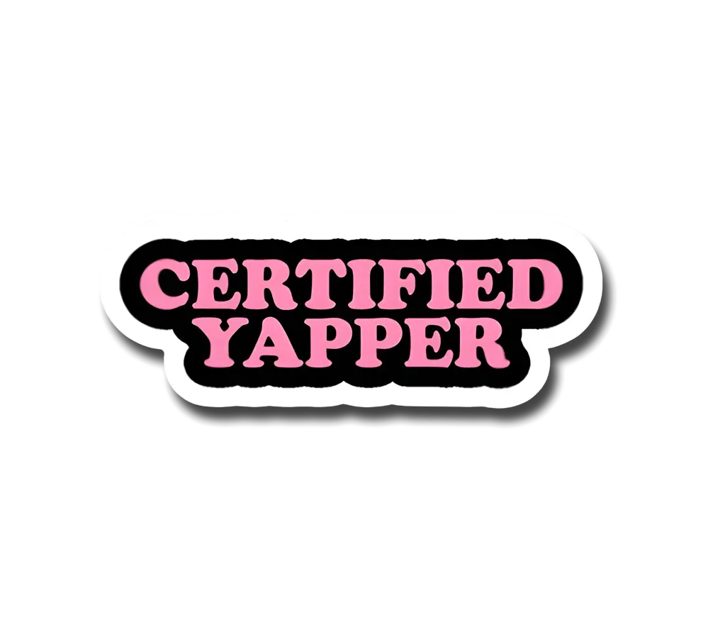 Yapper Sticker
