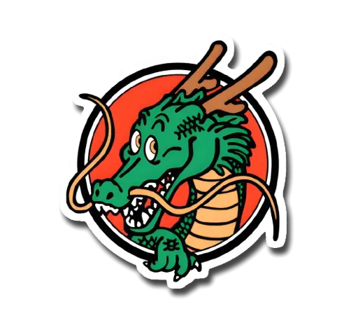 Dbz Dragon Sticker