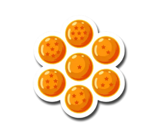 Drangon Balls Sticker