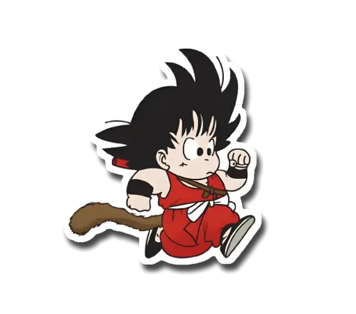 Kid Goku Sticker