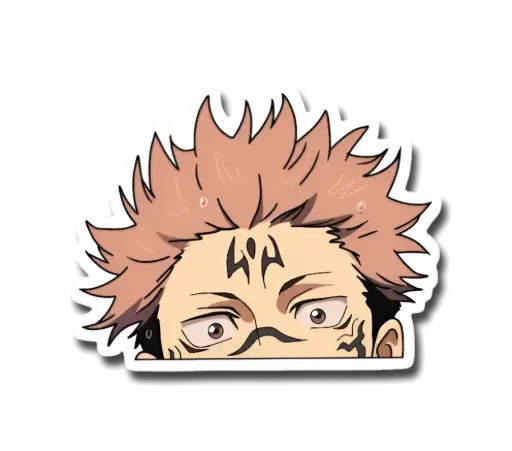 Sukuna Peeping Sticker