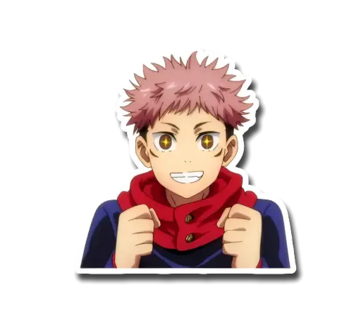 Happy Yuji Sticker