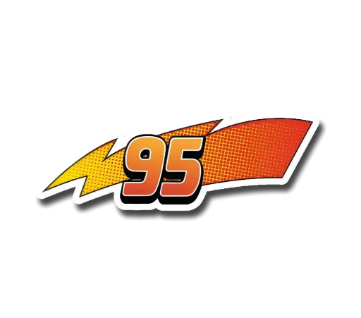 McQueen '95' Sticker