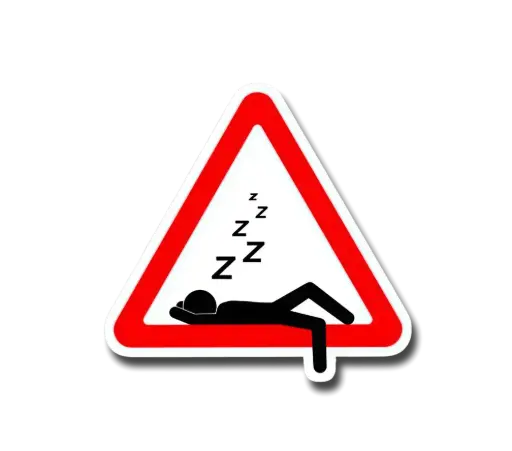 Triangle Sign Sticker