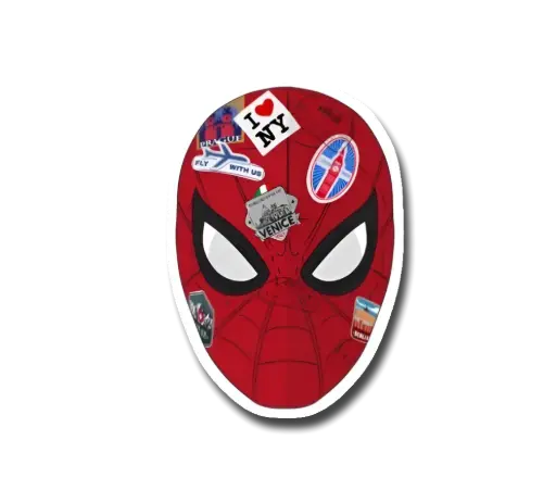 Spidey Mask Sticker