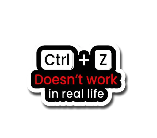 Ctrl+z Sticker