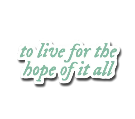 Hope Sticker