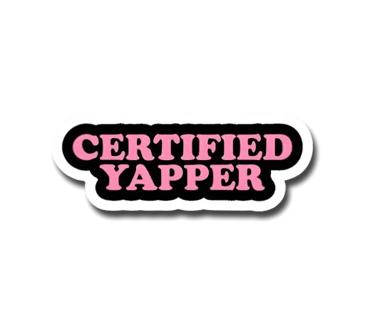 Yapper Sticker