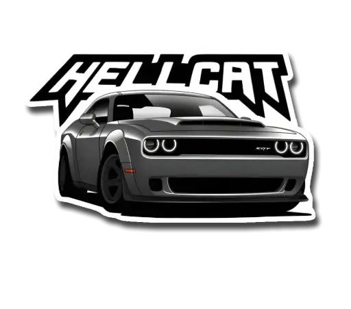 Hellcat Sticker
