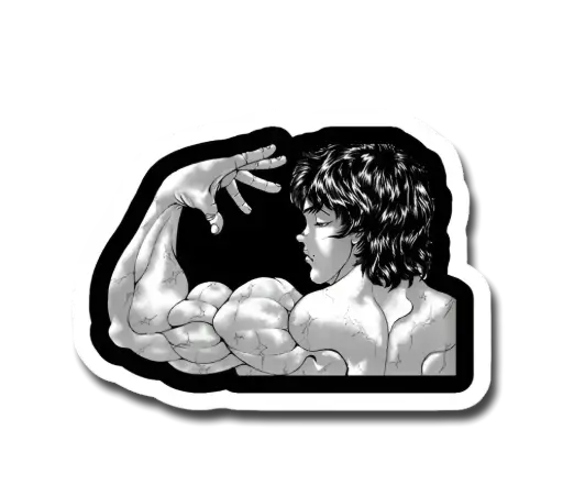 Baki Hanma Sticker